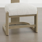 Troy Boucle Dining Chair With Solid Wood