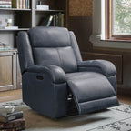 Isaac Genuine Leather Wall Hugger Power Recliner with Power Headrest