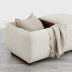 Vault Rectangle Storage Flip Ottoman