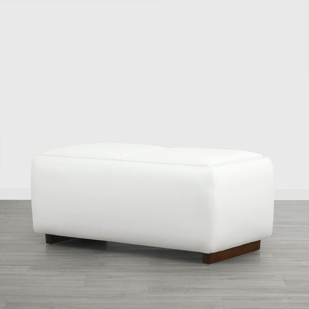 Vault Rectangle Storage Flip Ottoman