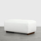 Vault Rectangle Storage Flip Ottoman
