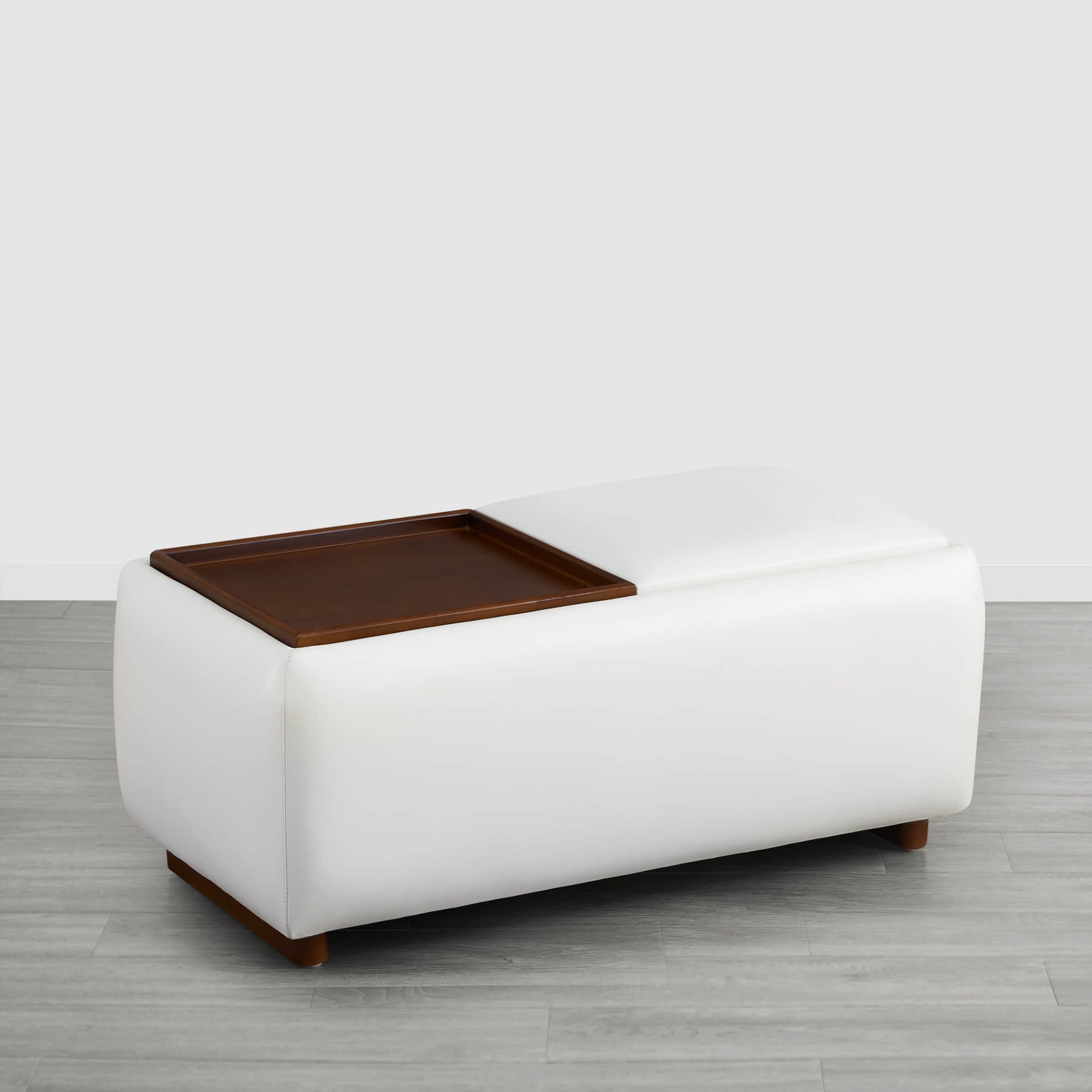 Vault Rectangle Storage Flip Ottoman