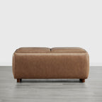 Vault Rectangle Storage Flip Ottoman