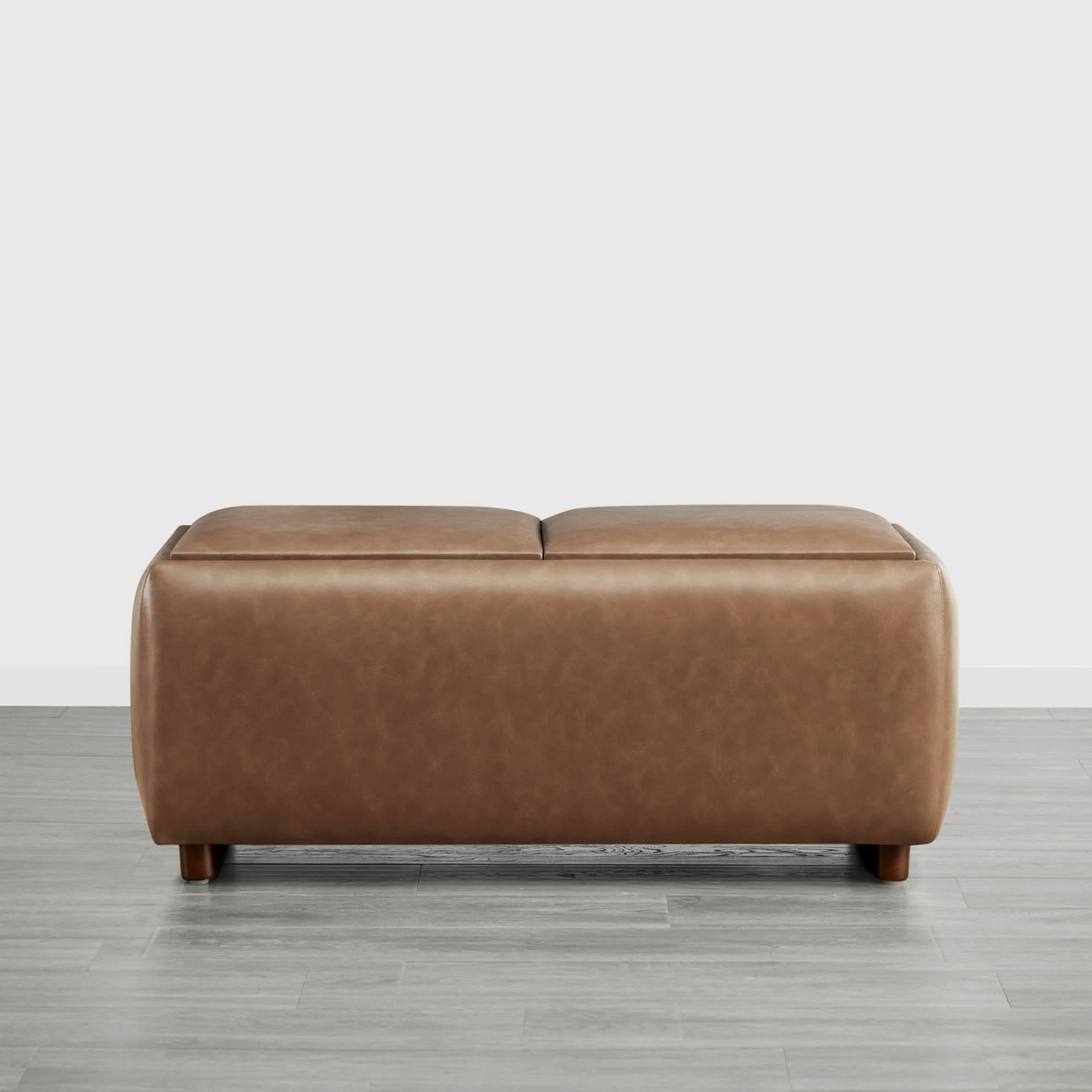 Vault Rectangle Storage Flip Ottoman