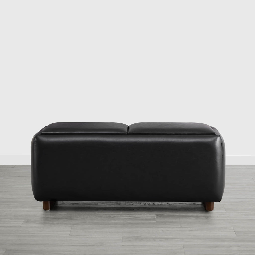 Vault Rectangle Storage Flip Ottoman