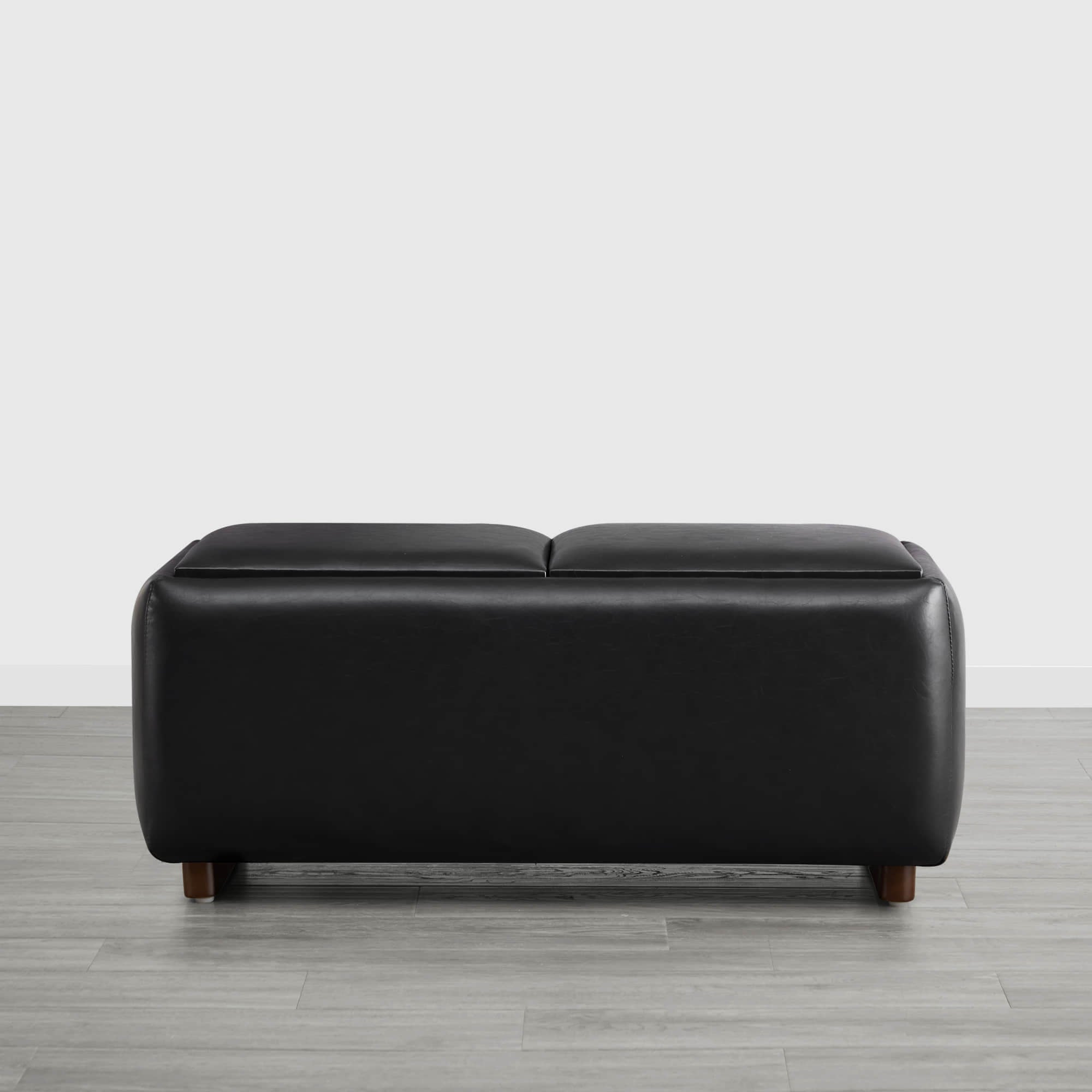 Vault Rectangle Storage Flip Ottoman