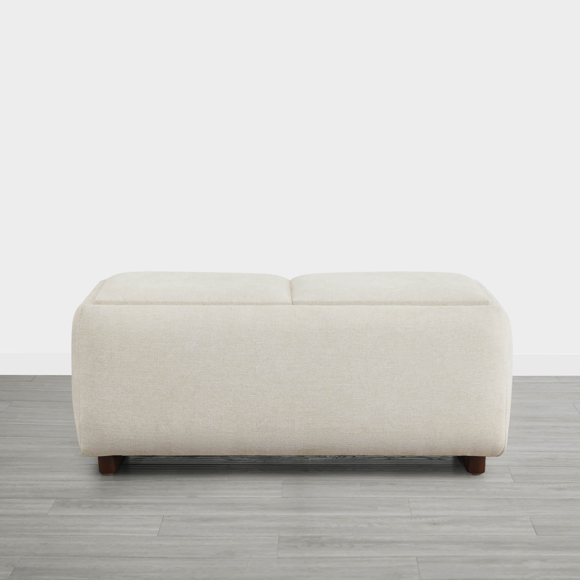 Vault Rectangle Storage Flip Ottoman