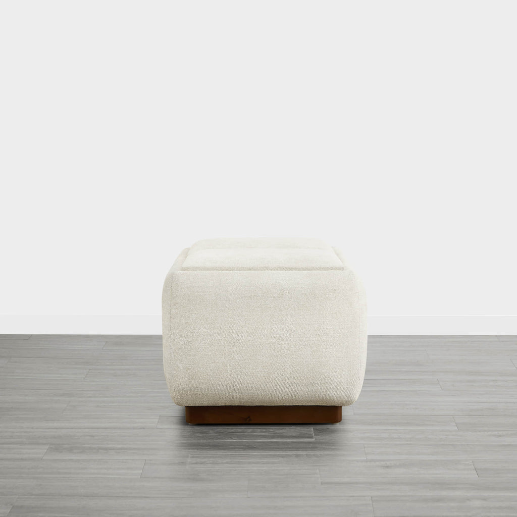 Vault Rectangle Storage Flip Ottoman
