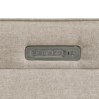 Vinca Modern Power Swivel Glider Recliner with Power Lumbar & Headrest