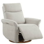Vinca Power Swivel Nursery Glider Recliner with Power Lumbar & Headrest