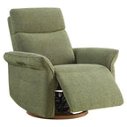 Vinca Power Swivel Nursery Glider Recliner with Power Lumbar & Headrest
