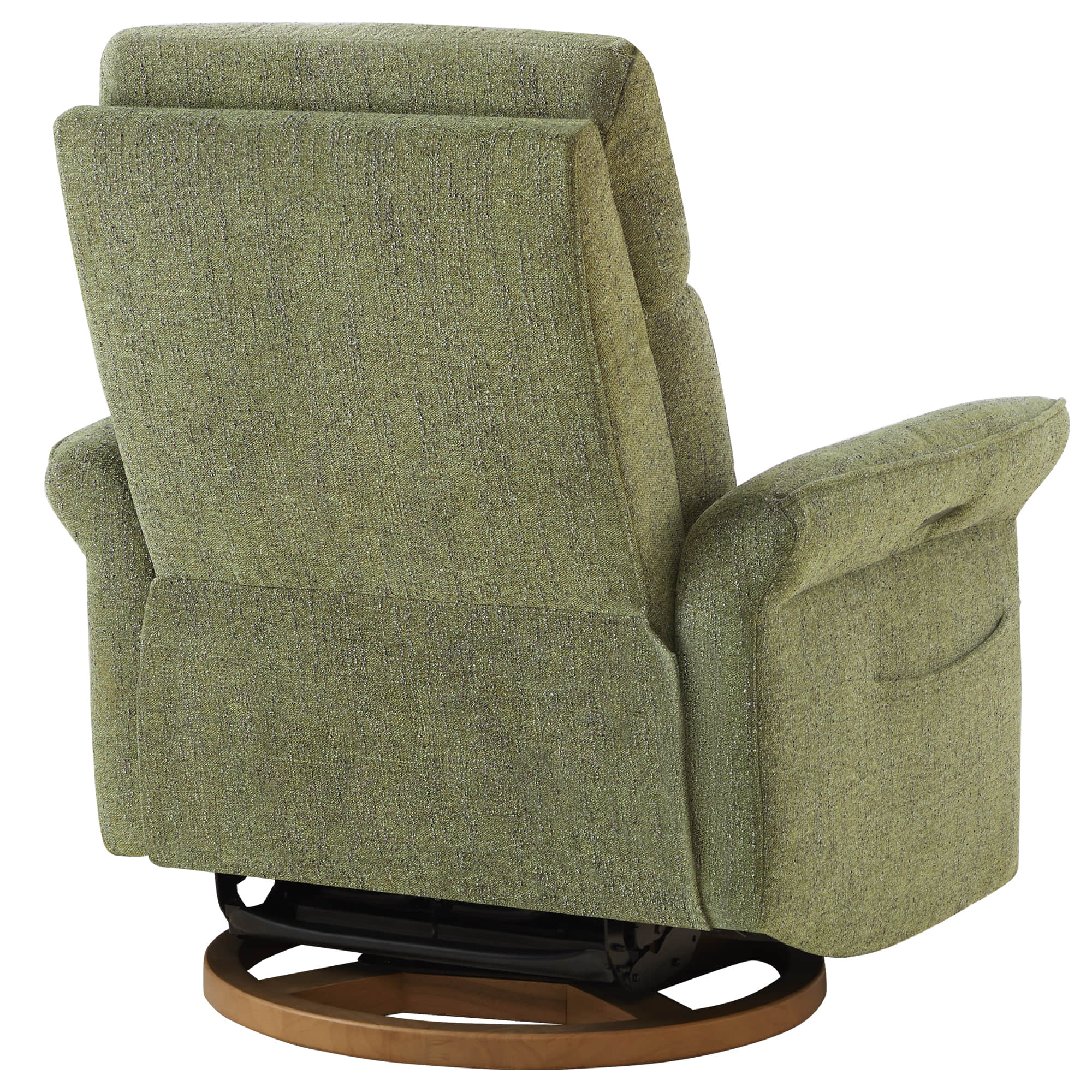 Vinca Power Swivel Nursery Glider Recliner with Power Lumbar & Headrest