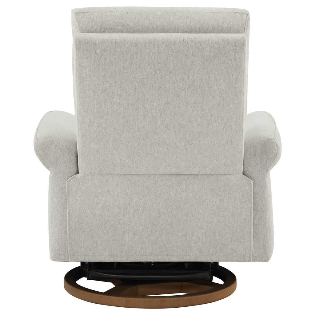 Vinca Power Swivel Nursery Glider Recliner with Power Lumbar & Headrest