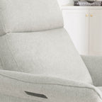 Vinca Power Swivel Nursery Glider Recliner with Power Lumbar & Headrest