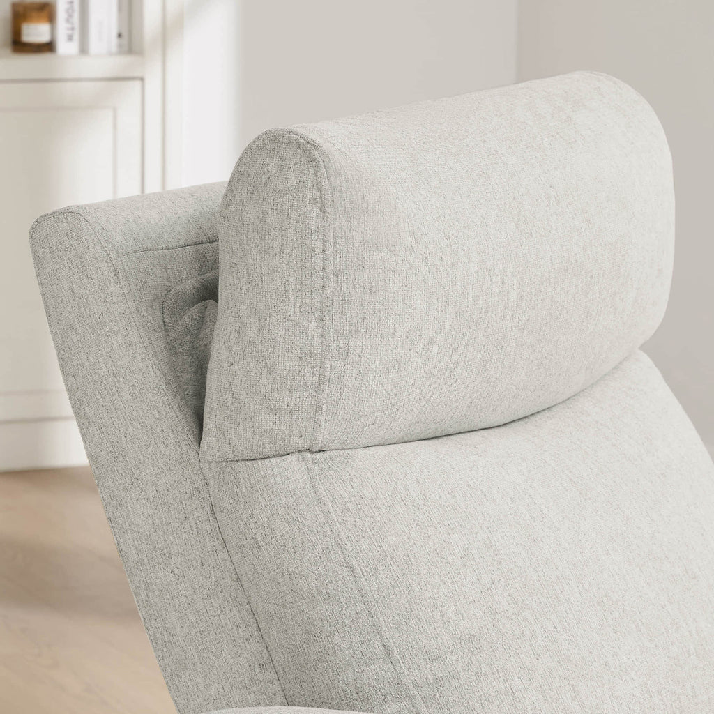 Vinca Power Swivel Nursery Glider Recliner with Power Lumbar & Headrest