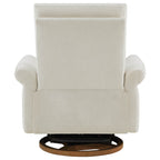 Vinca Power Swivel Nursery Glider Recliner with Power Lumbar & Headrest