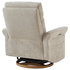 Vinca Power Swivel Nursery Glider Recliner with Power Lumbar & Headrest