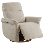 Vinca Power Swivel Nursery Glider Recliner with Power Lumbar & Headrest