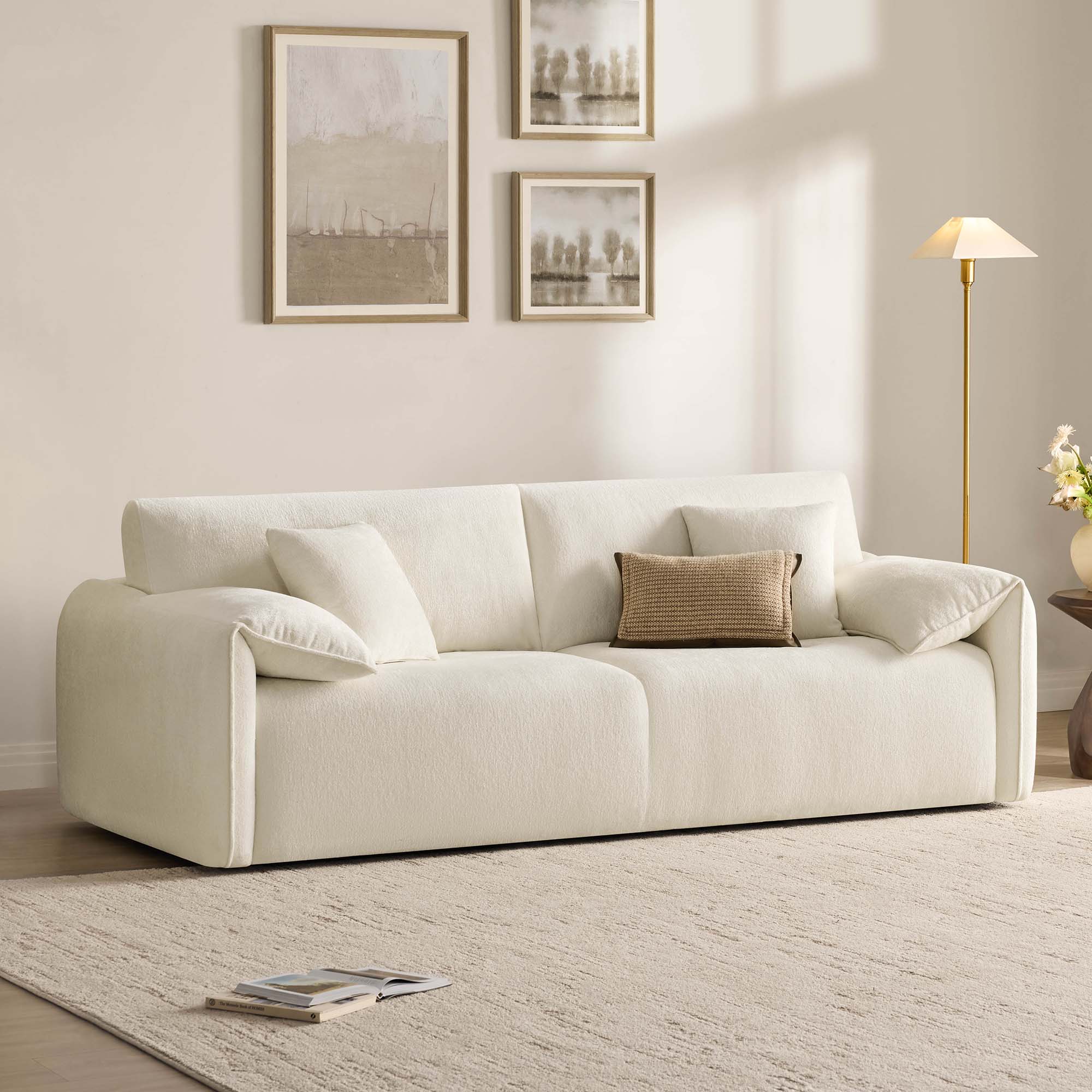 Winsley 3-Seat Sofa with Ottoman, Configurable Pit Sectional