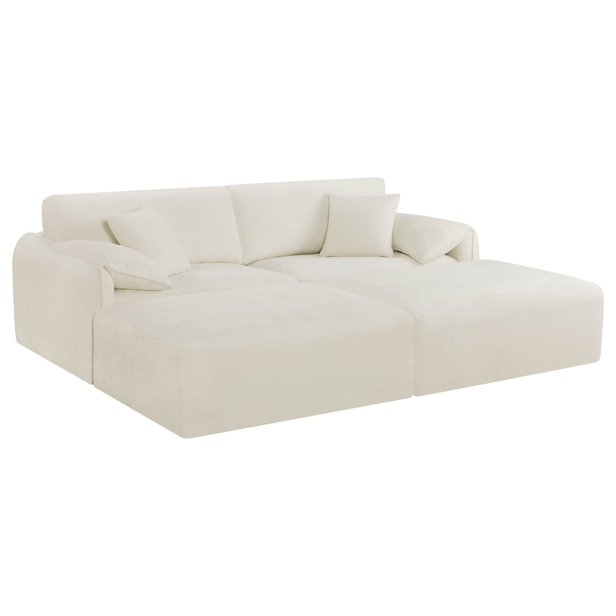 Winsley 3-Seat Sofa with Ottoman, Configurable Pit Sectional
