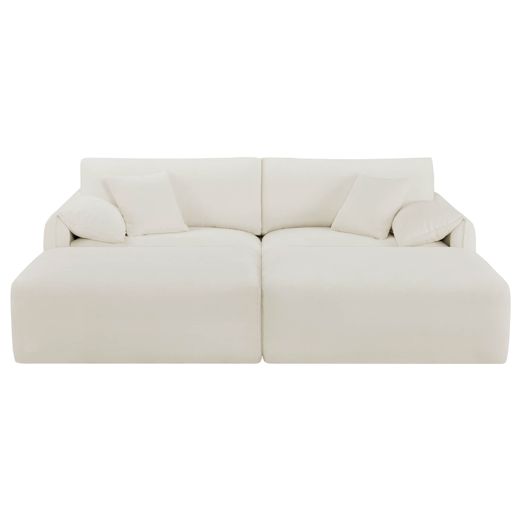 Winsley 3-Seat Sofa with Ottoman, Configurable Pit Sectional