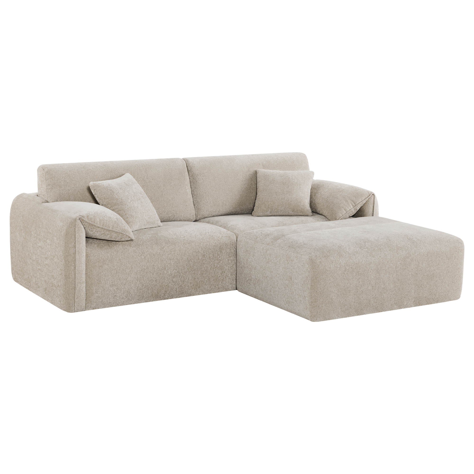 Winsley 3-Seat Sofa with Ottoman, Configurable Pit Sectional