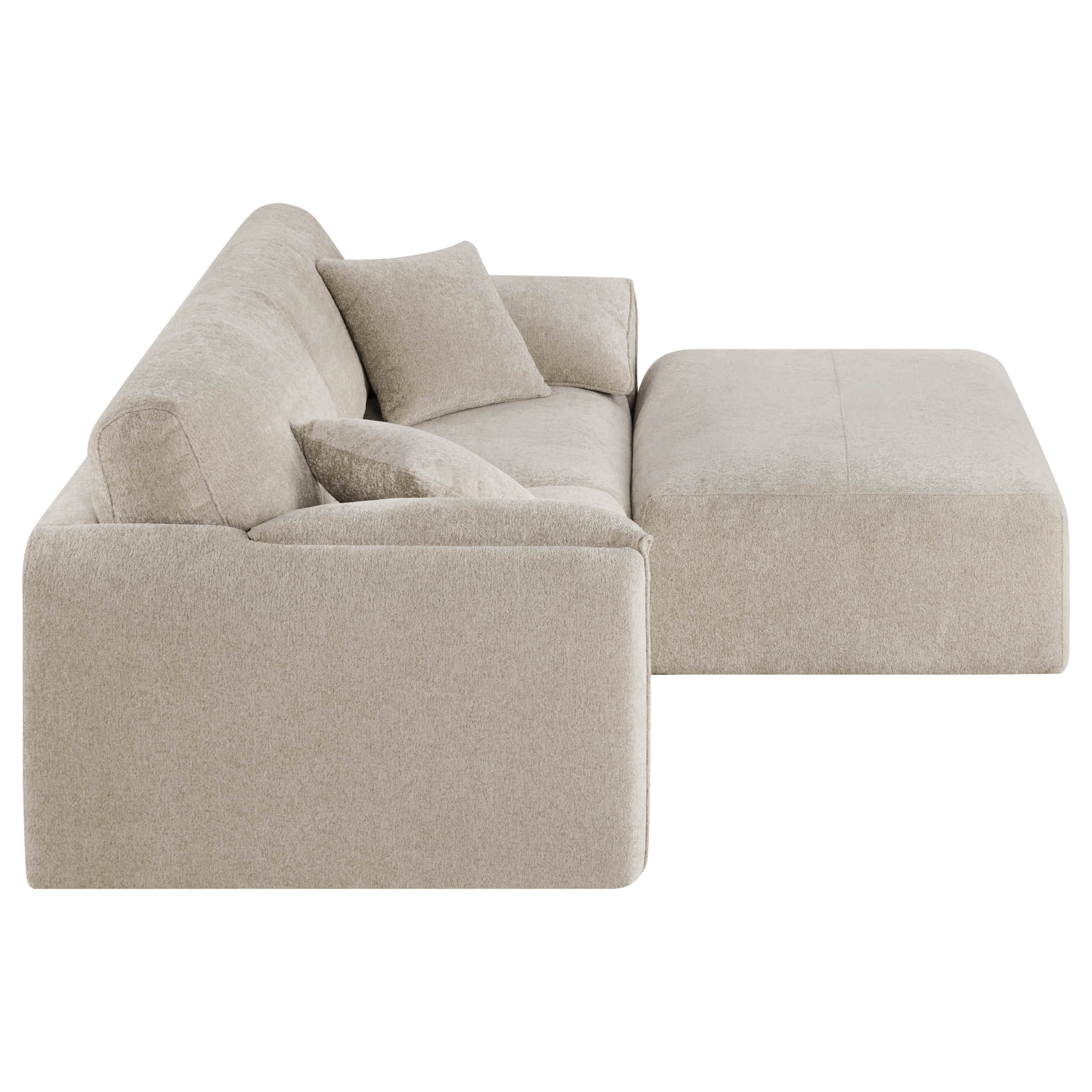 Winsley 3-Seat Sofa with Ottoman, Configurable Pit Sectional