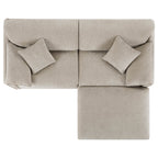 Winsley 3-Seat Sofa with Ottoman, Configurable Pit Sectional