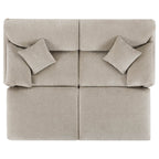 Winsley 3-Seat Sofa with Ottoman, Configurable Pit Sectional