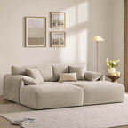Winsley 3-Seat Sofa with Ottoman, Configurable Pit Sectional