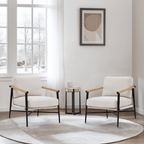 Fauteuil d'appoint moderne Charlotte