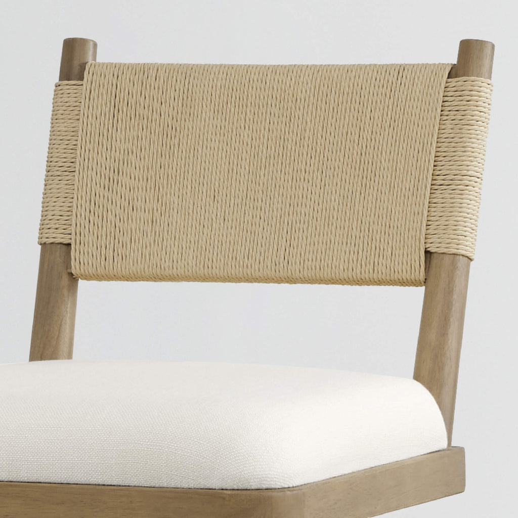 Arcadia Woven Swivel Counter Stool