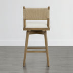 Arcadia Woven Swivel Counter Stool