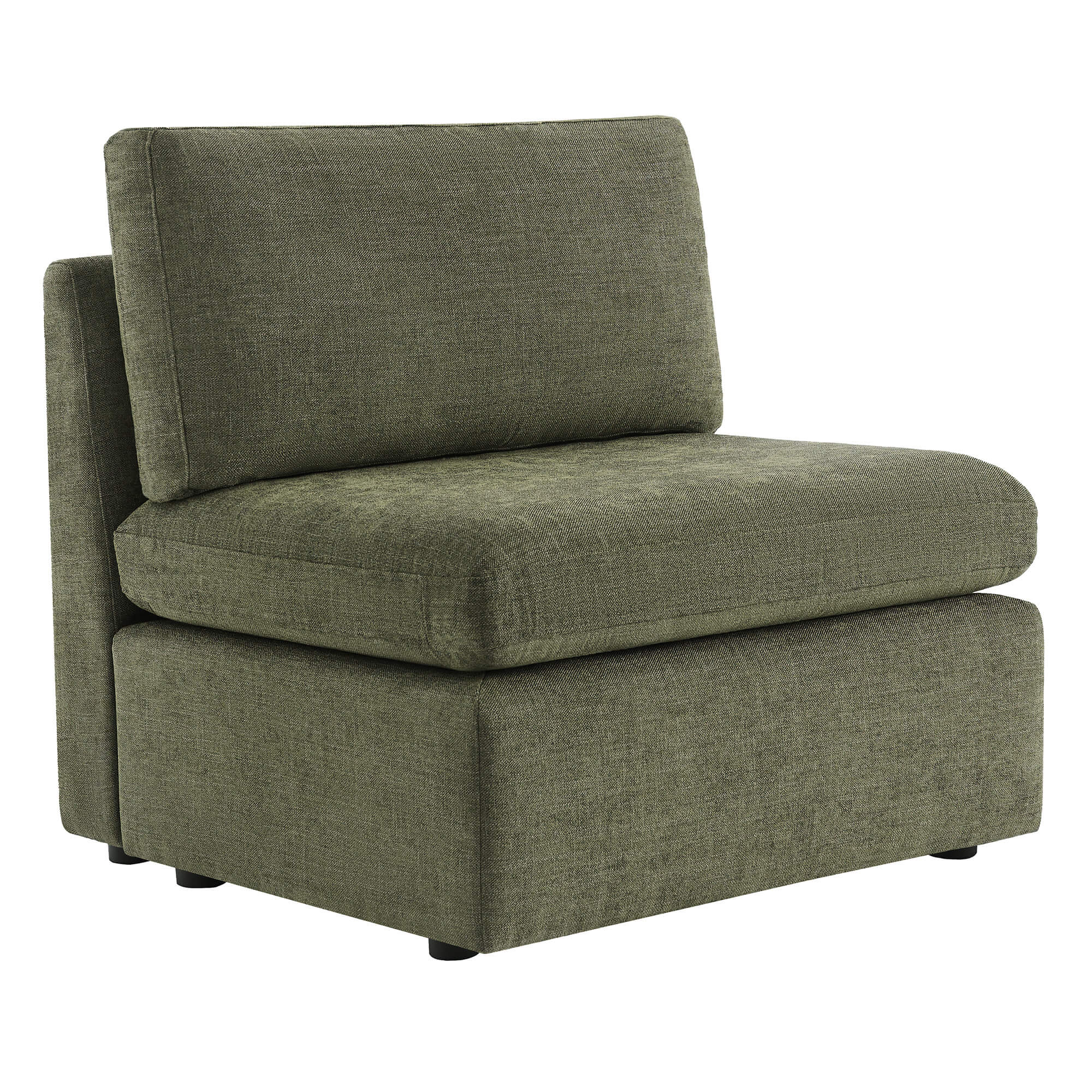 Delaney Modular Armless Chair / 2-Seat Armless Sofa