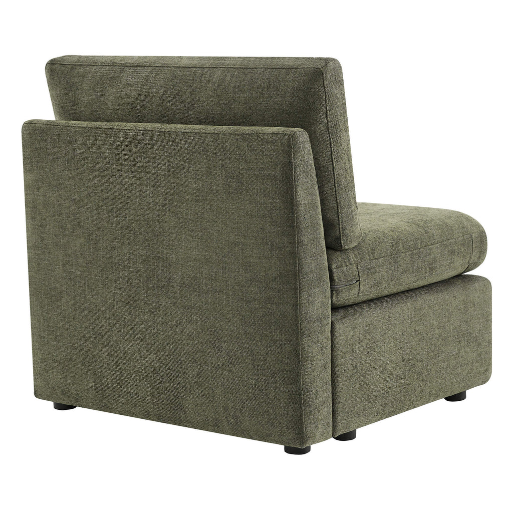 Delaney Modular Armless Chair / 2-Seat Armless Sofa
