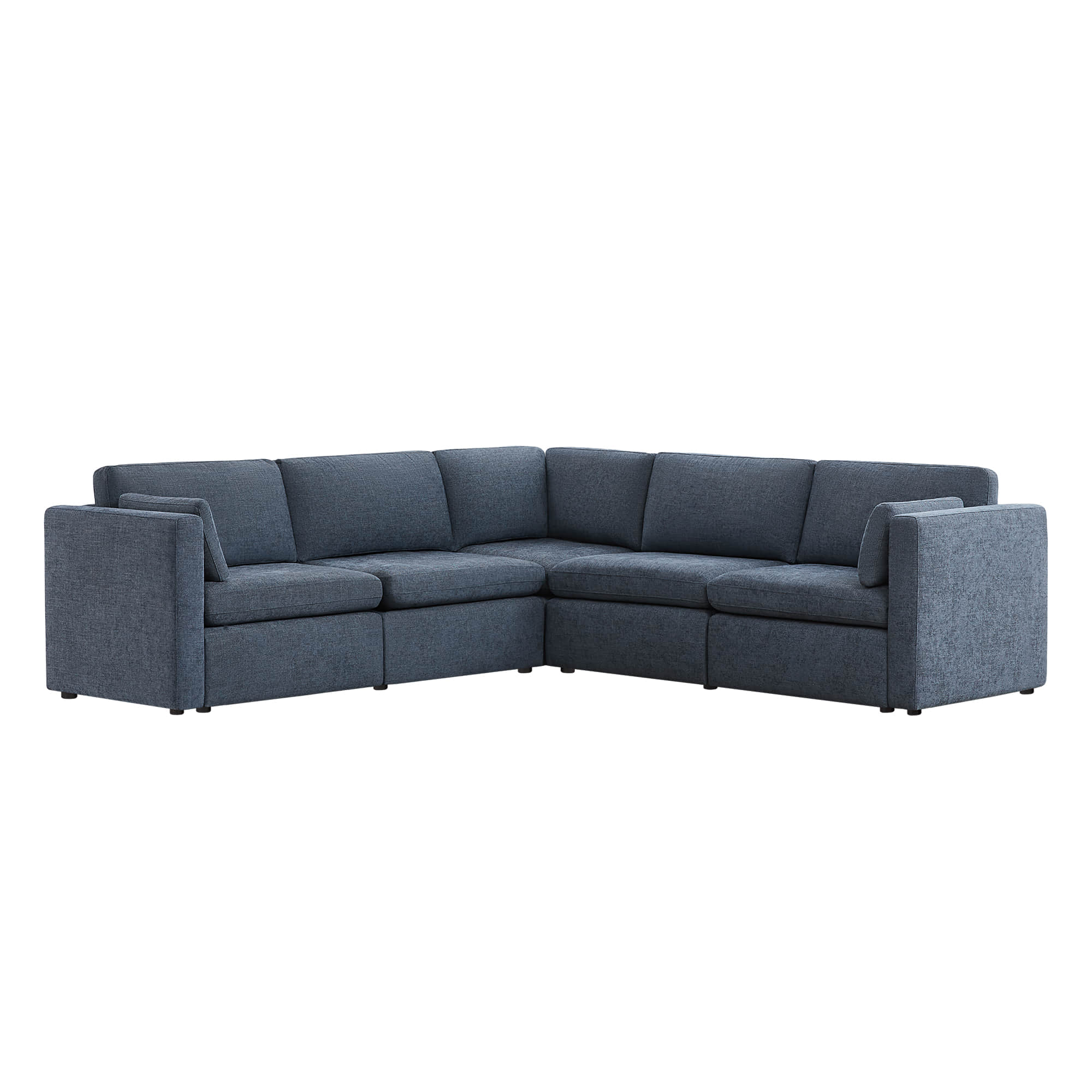 Delaney 5-Seat V Shaped Modular Sofa Chaise