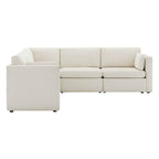 Delaney 5-Seat V Shaped Modular Sofa Chaise