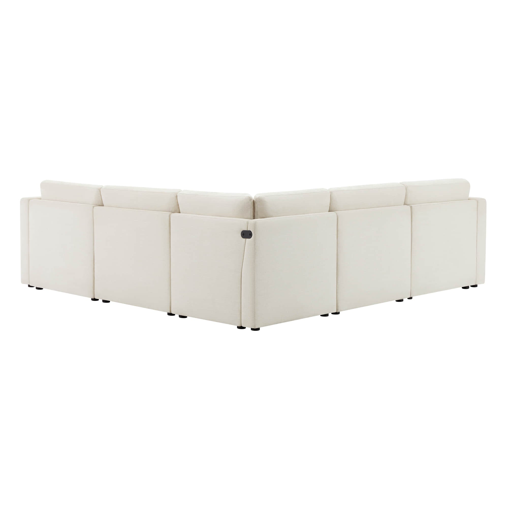 Delaney 5-Seat V Shaped Modular Sofa Chaise