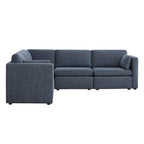 Delaney 5-Seat V Shaped Modular Sofa Chaise