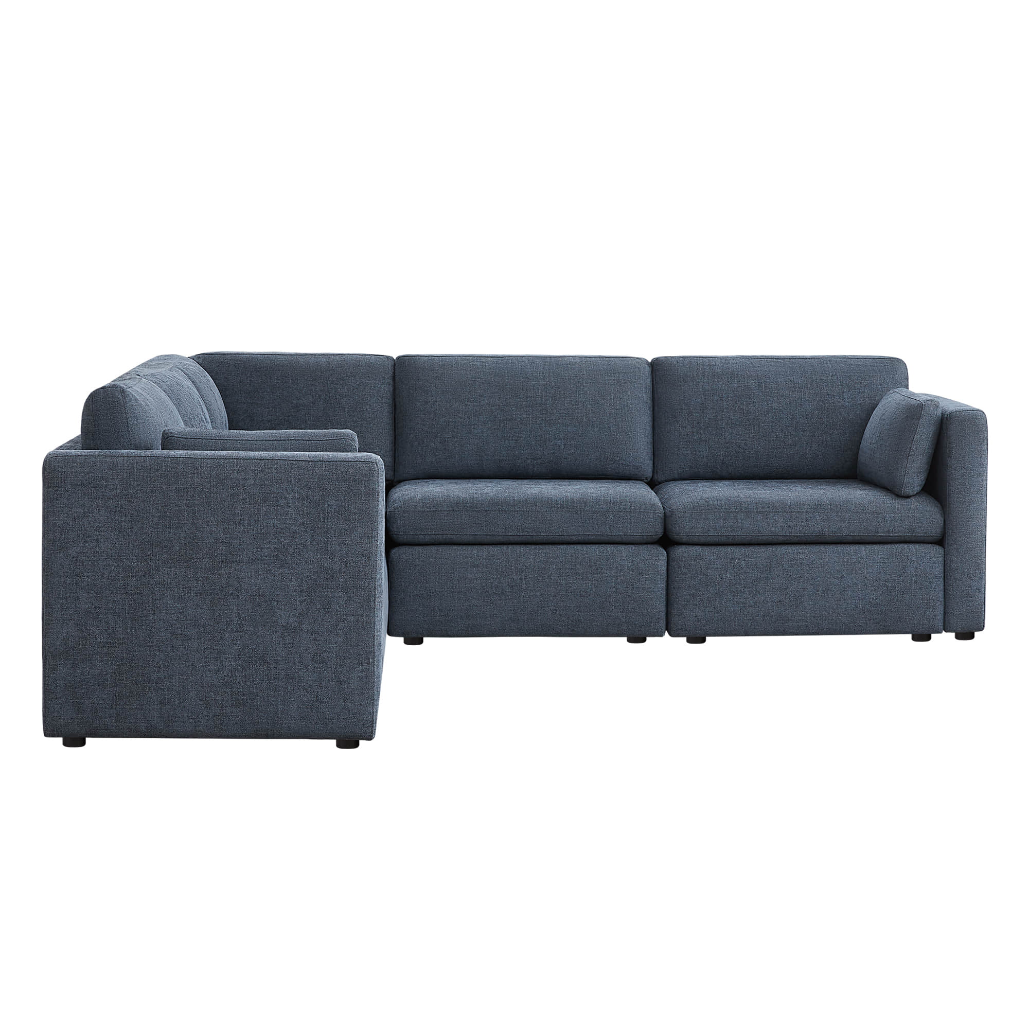 Delaney 5-Seat V Shaped Modular Sofa Chaise