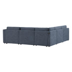 Delaney 5-Seat V Shaped Modular Sofa Chaise