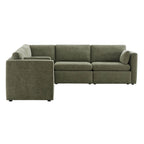 Delaney 5-Seat V Shaped Modular Sofa Chaise
