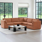 Delaney 5-Seat V Shaped Modular Sofa Chaise
