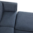 Delaney 5-Seat V Shaped Modular Sofa Chaise