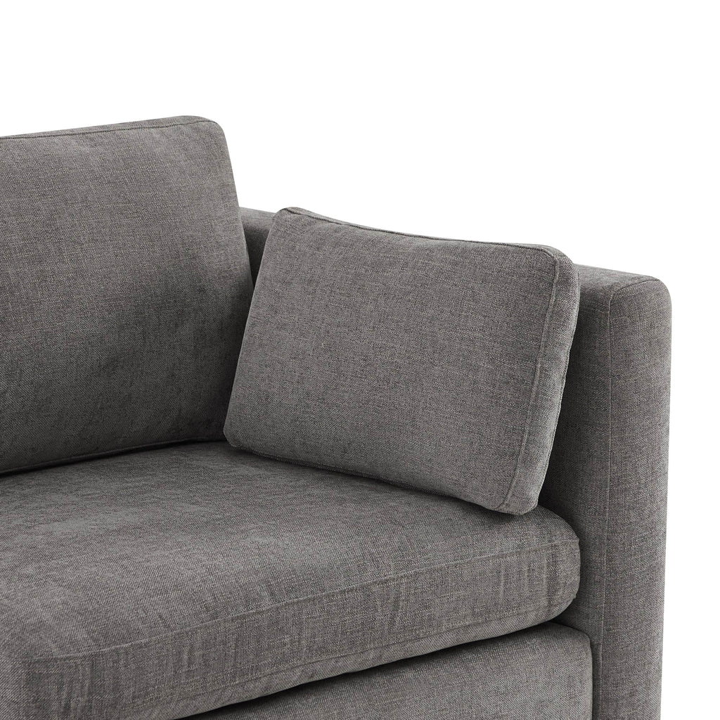 Delaney 5-Seat V Shaped Modular Sofa Chaise