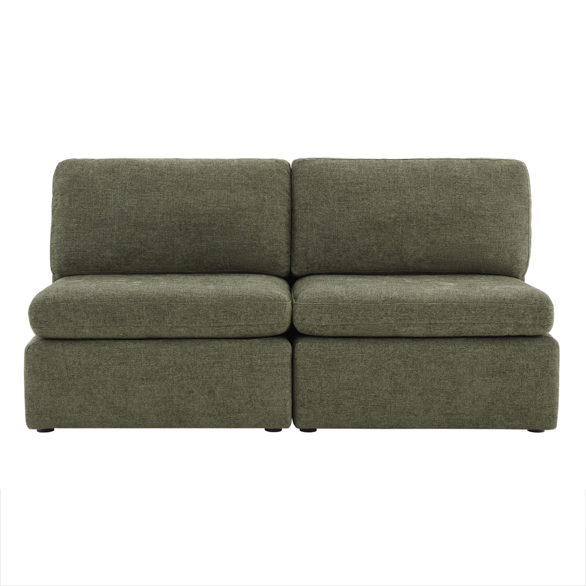 Delaney Modular Armless Chair / 2-Seat Armless Sofa