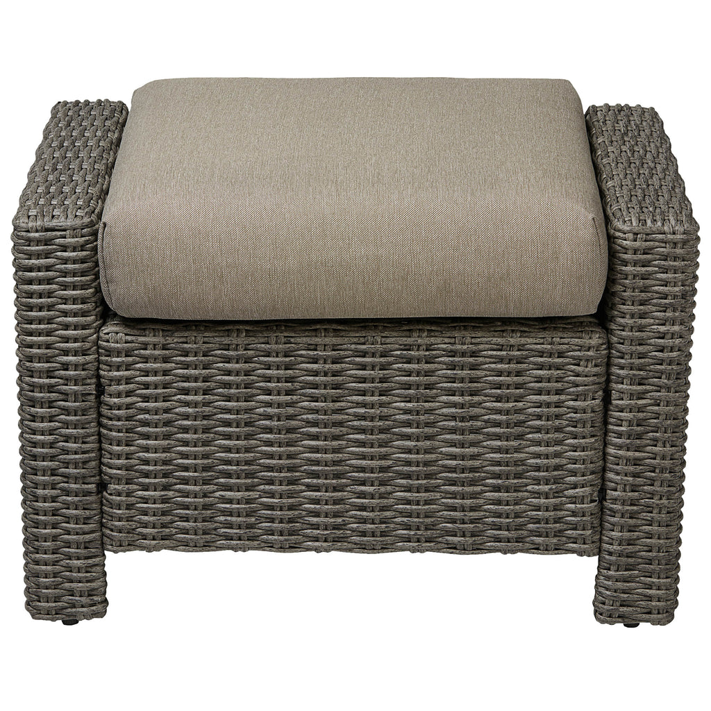 Elara Outdoor Rattan Sofa Set with Rocking Chairs and Coffee Table - 5 Seats