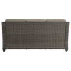 Elara Outdoor Rattan Sofa Set with Rocking Chairs and Coffee Table - 5 Seats