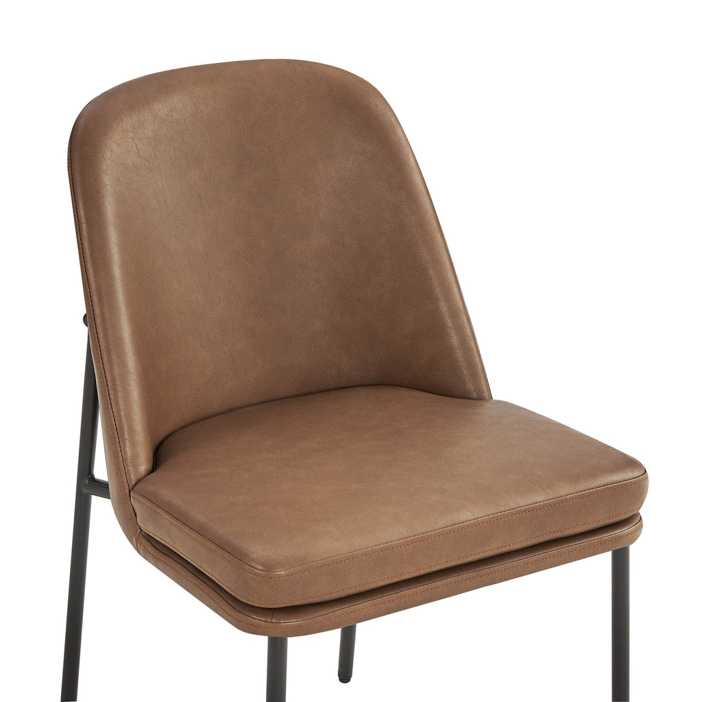 Golda Dining Chair With Metal Base