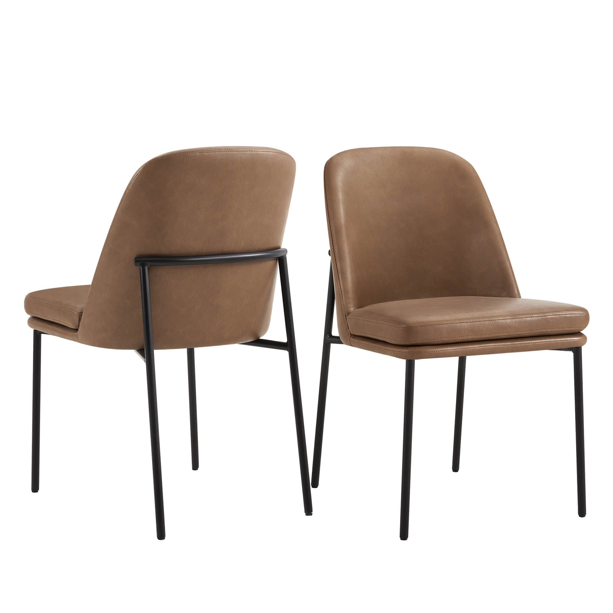 Golda Dining Chair With Metal Base